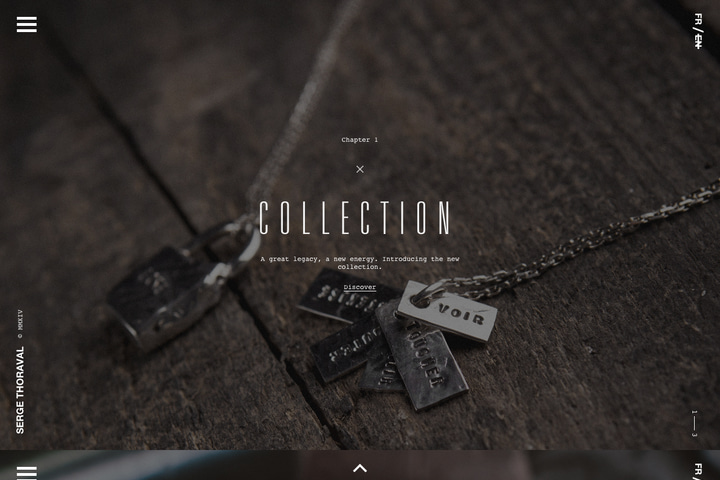 Serge Thoraval website preview